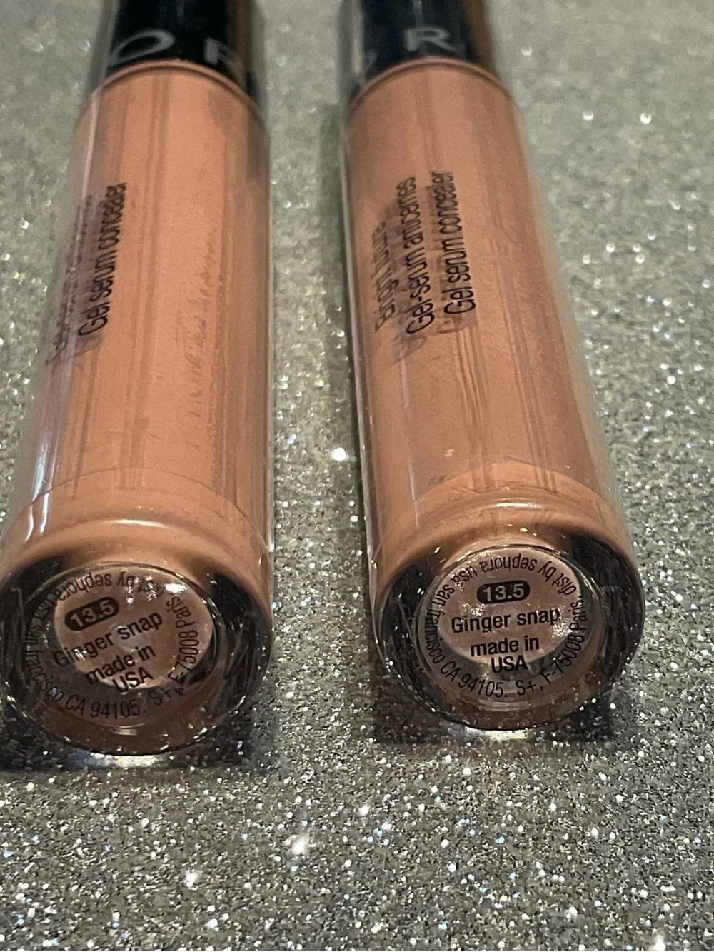 2- NEW SEPHORA Bright Future Gel Serum Concealer #13.5 GINGER SNAP sealed